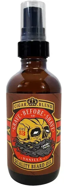 Grave Before Shave Beard Oil (Cigar Blend) 4 Oz. Bottle