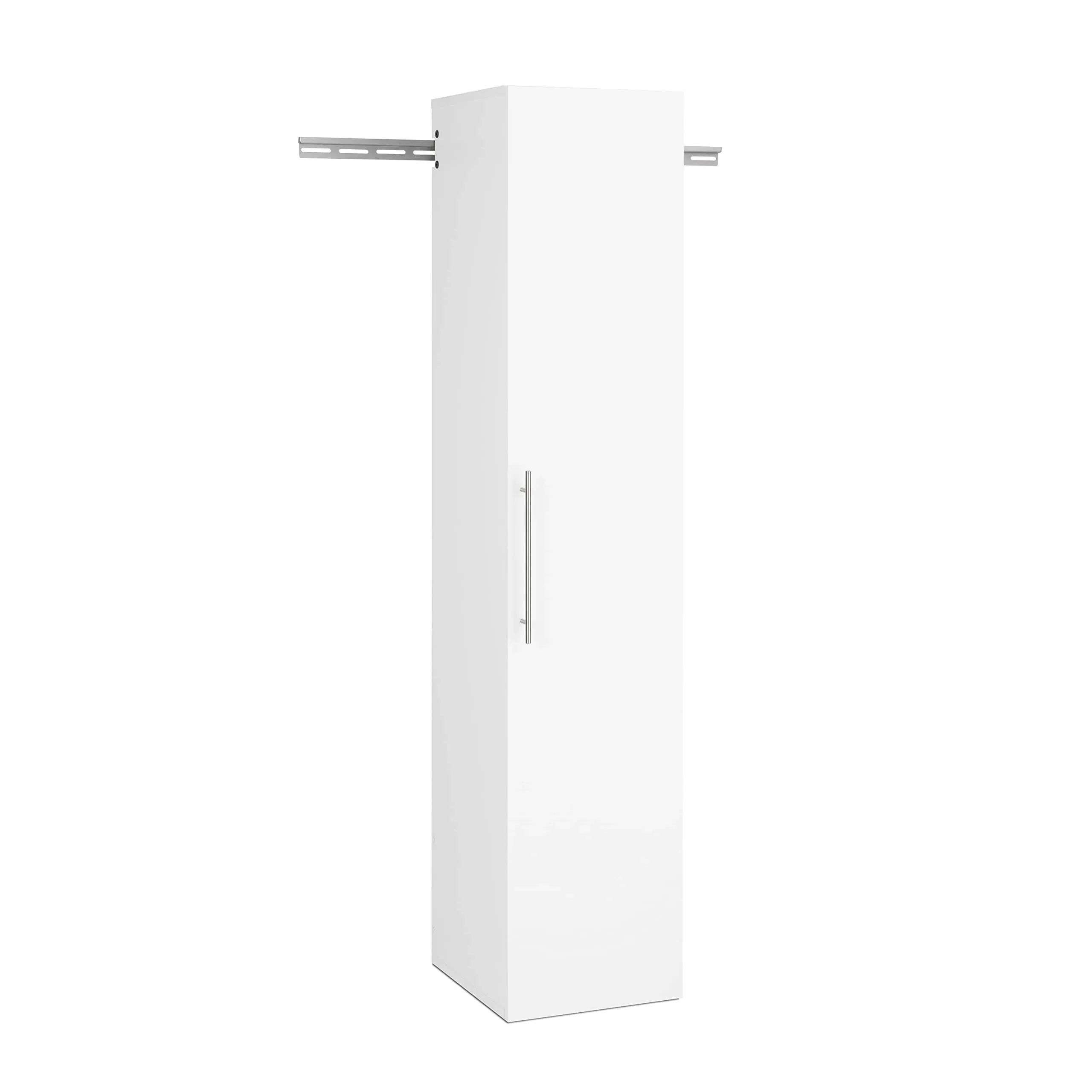 Prepac HangUps 15 inch Narrow Storage Cabinet, White