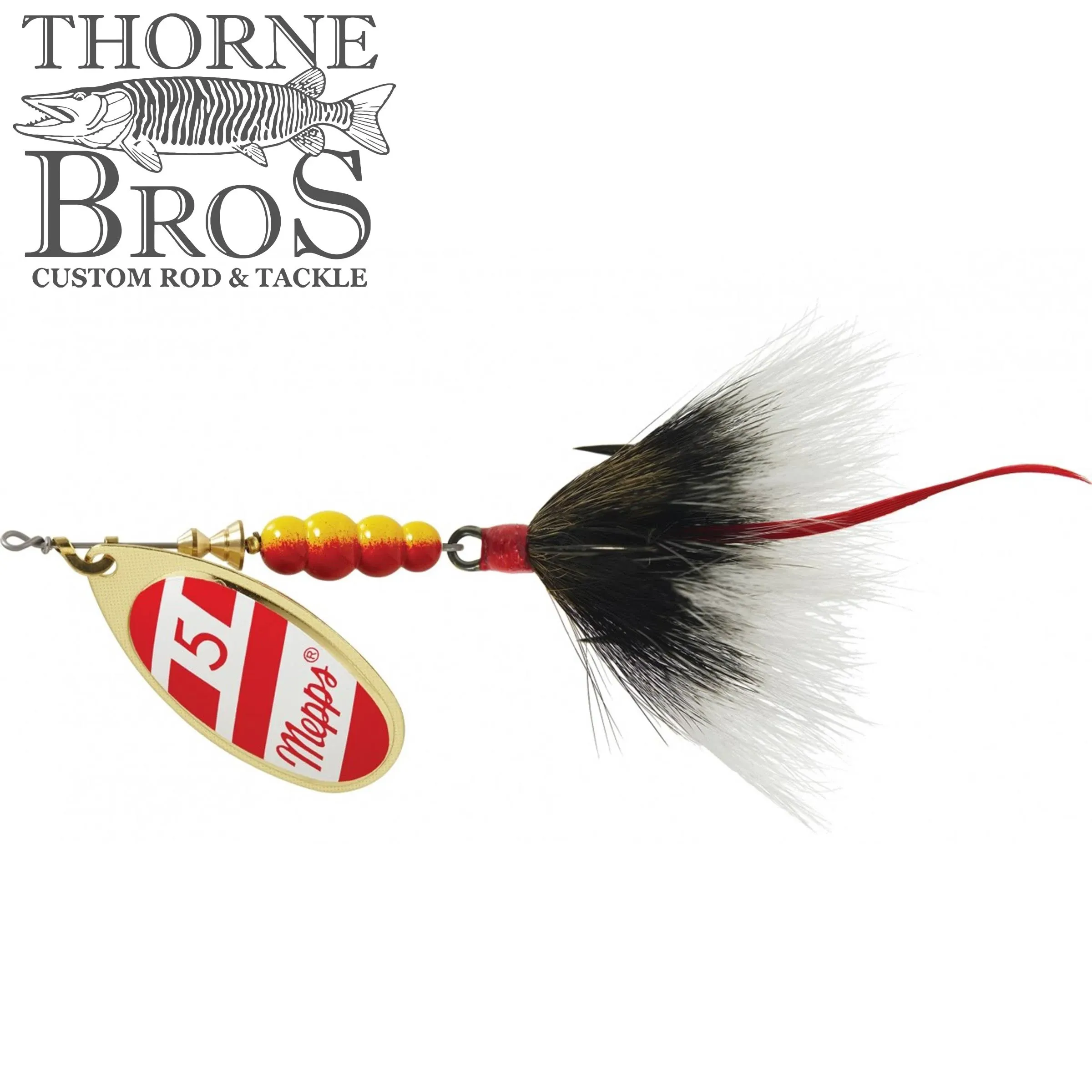 Mouse Aglia Bait Series Dressed Treble Spinner