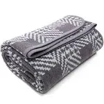 ACUSHLA Merino Wool Camp Blanket 87 x 63 Inches, Warm Thick Washable Large Outdoor Camping Sleeping Throw Blanket