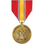 National Defense Service Medal Anodized Full Size