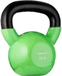 Amazon Basics Basics Vinyl Coated Cast Iron Kettlebell