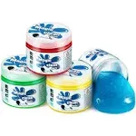 4 x Car Keyboard Laptop Office Dust Cleaning Gel Jelly- Blue / Red / Green / Yellow