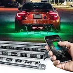 OPT7 Aura Pro Aluminum Underglow for Car Truck RV, Bluetooth APP Exterior Und...