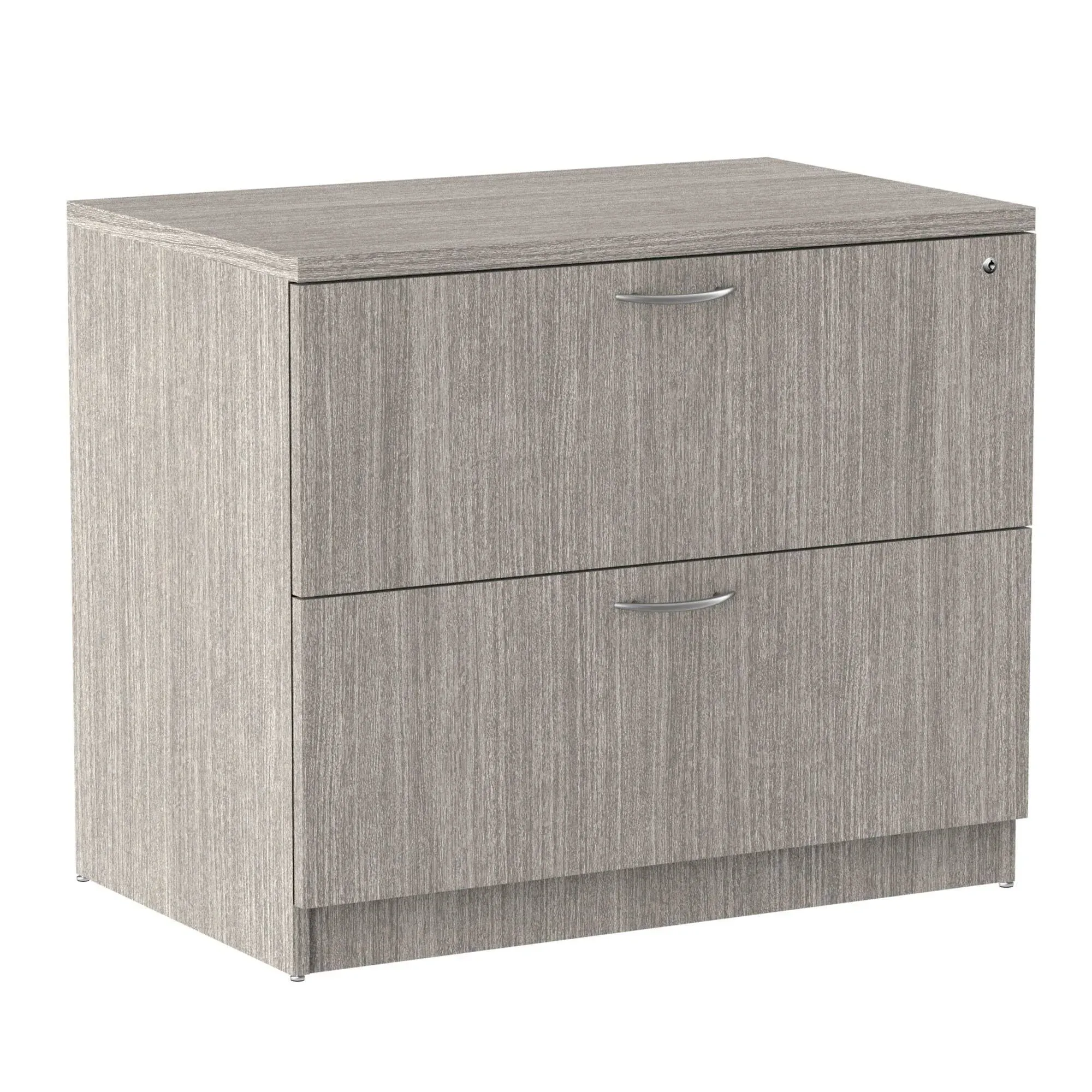 Alera Valencia Series Lateral File, 2 Legal-letter-size File Drawers, Gray, 34" x ...