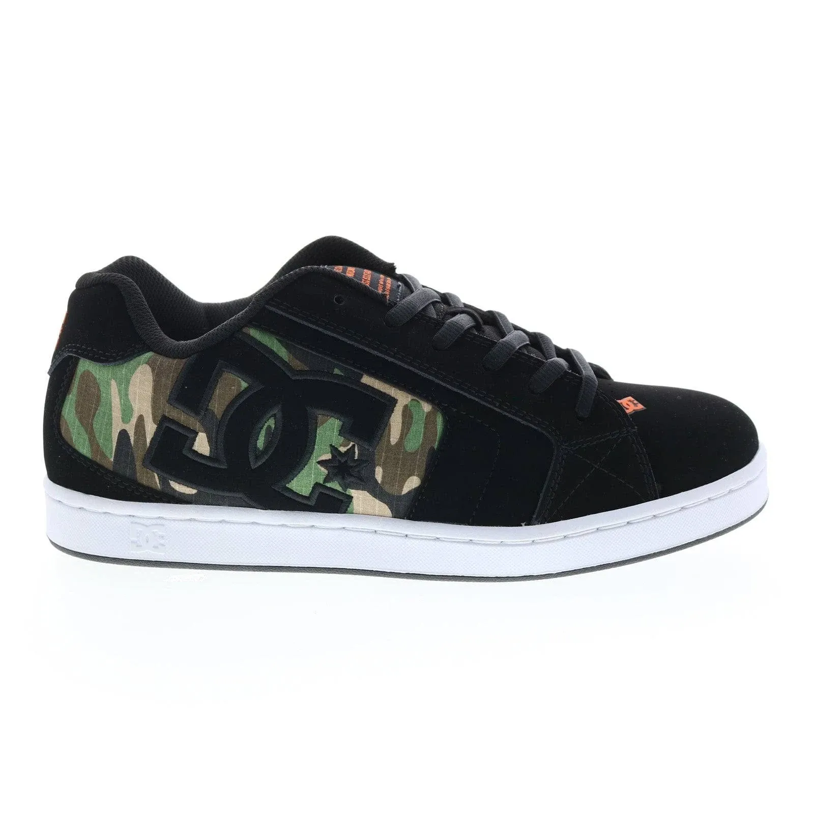 DC Net Men's Skate Shoes Black/Camo : 11 D - Medium