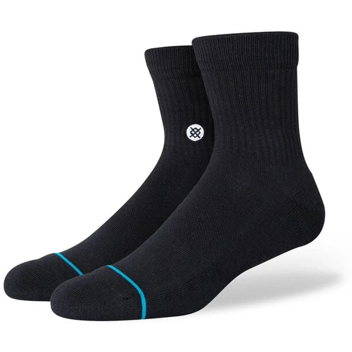 Stance Icon Quarter 3 Pack - Black - Socks