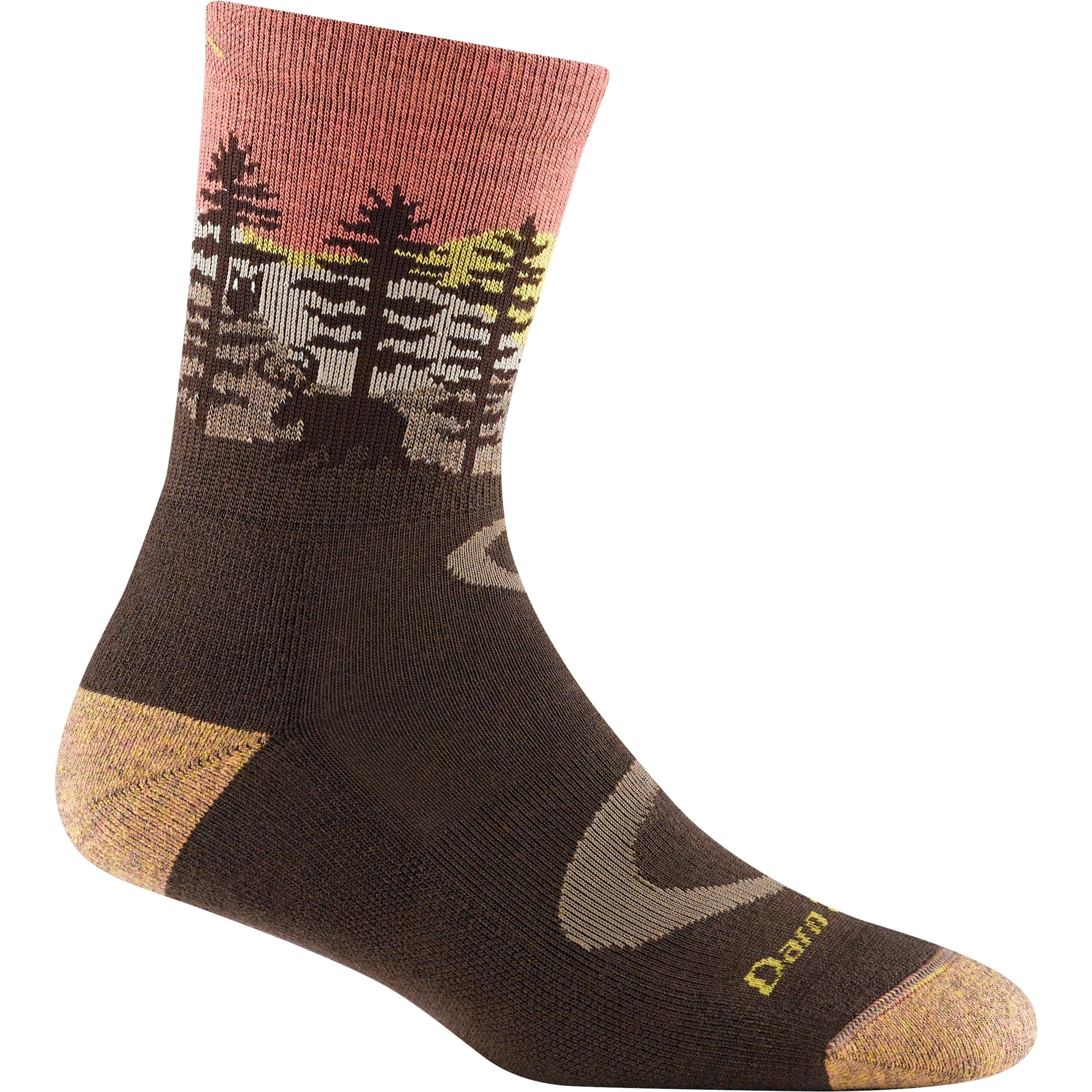 Darn Tough Women&#039;s Northwoods Micro Crew Midweight With Cushion Socks - Earth - M