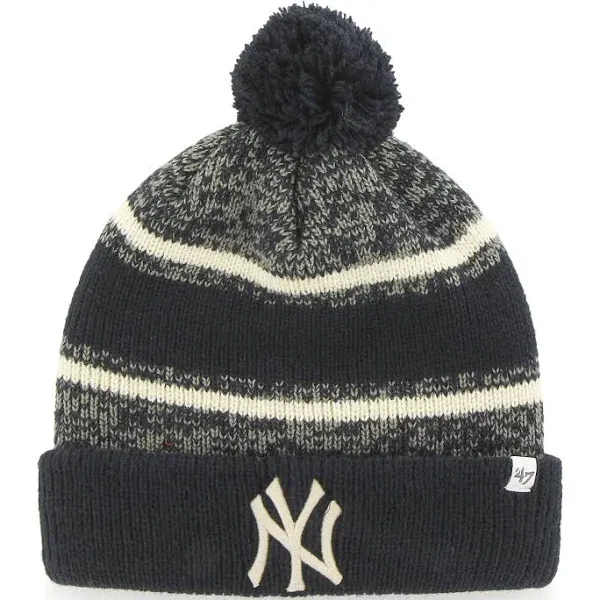 New York Yankees 47 Brand Navy Fairfax Cuff Knit Hat