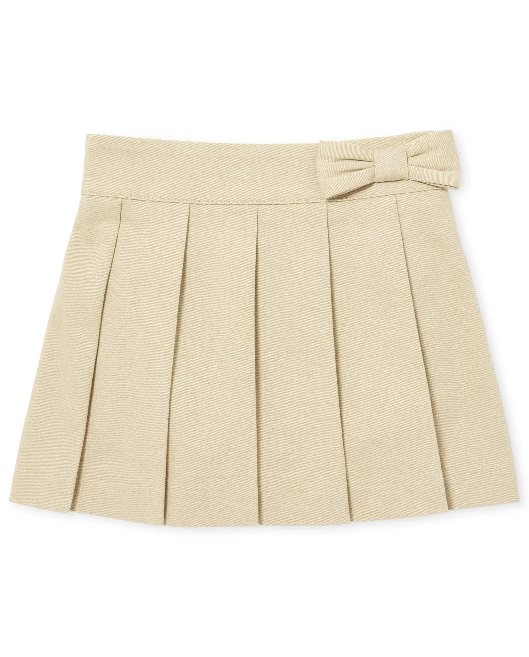 The Children's Place Toddler Girls' Uniform Bow Pleated Skort