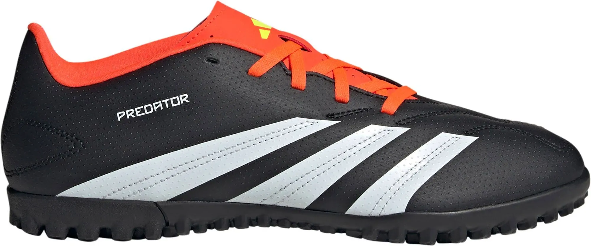 Adidas Predator 24 Club Turf Shoes Black/White/Solar Red : Men's 11.5 Medium