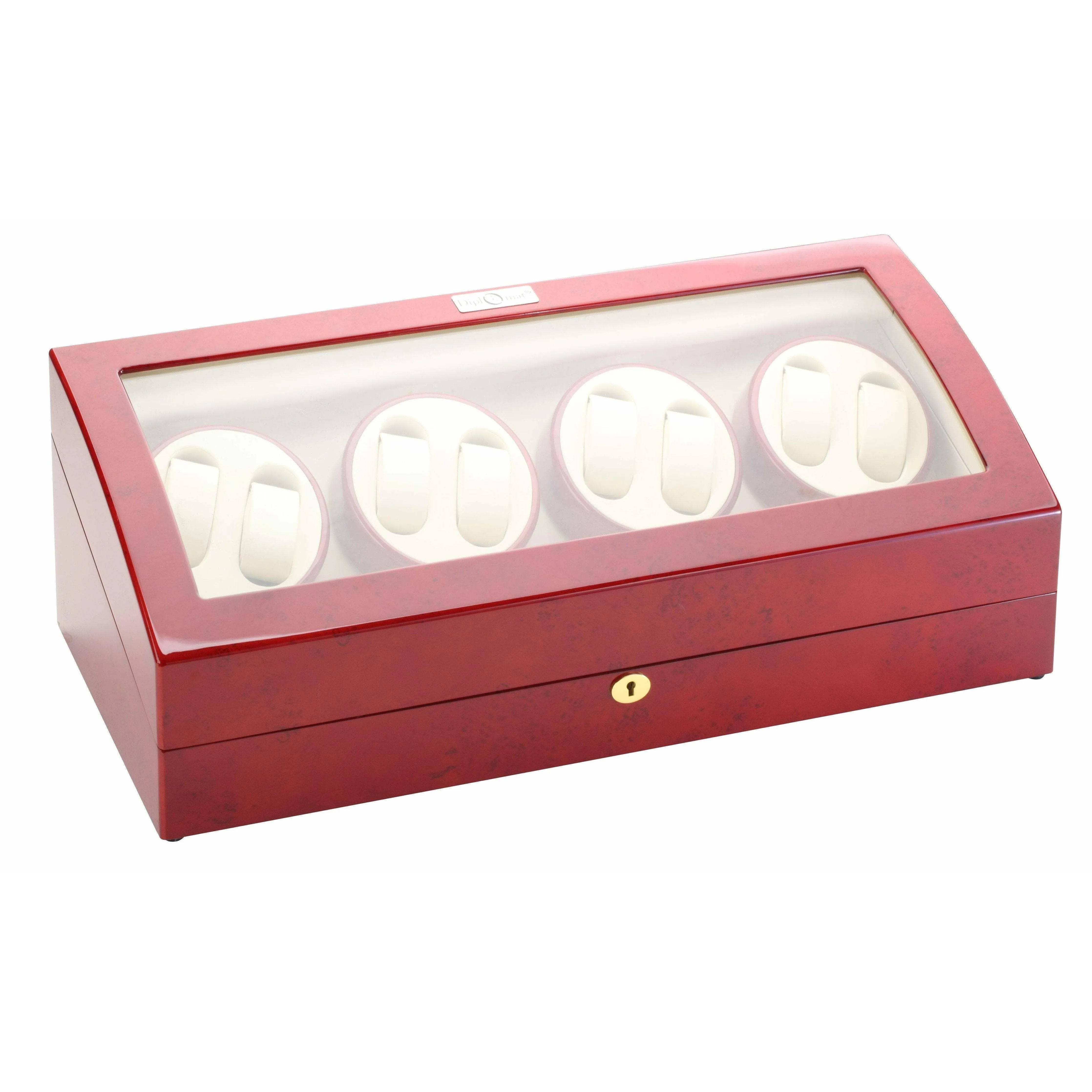 Diplomat 31-418 Estate Cherry Wood Finish Eight Watch Winder