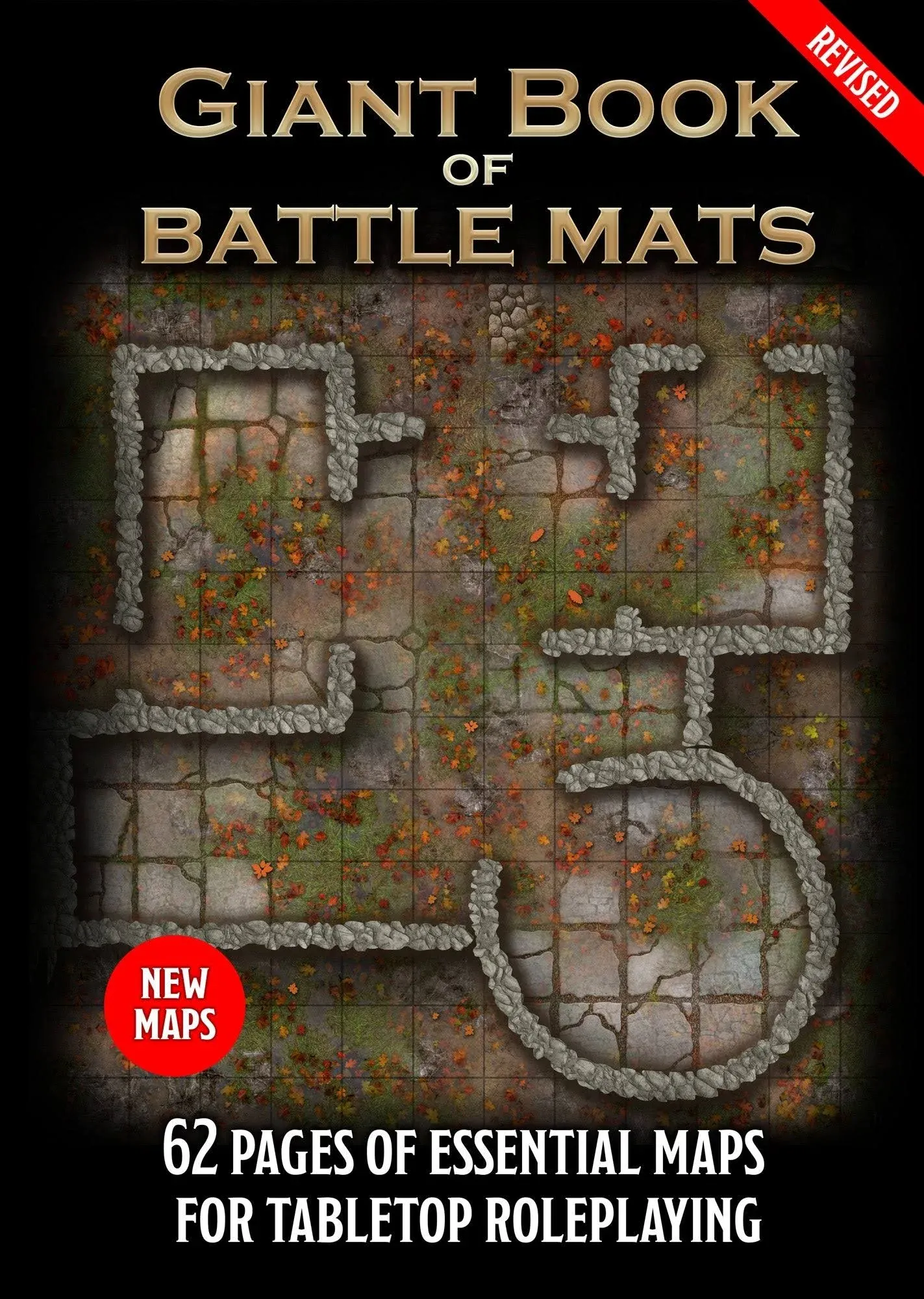 LBM037 Loke Battle Mats Battle Mats: Giant Book of Battle Mats Revised