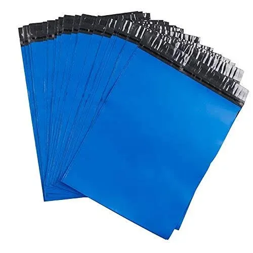 100 Poly Mailers 7.5x10.5 Shipping Bags Plastic Packaging Mailing Envelope Blue