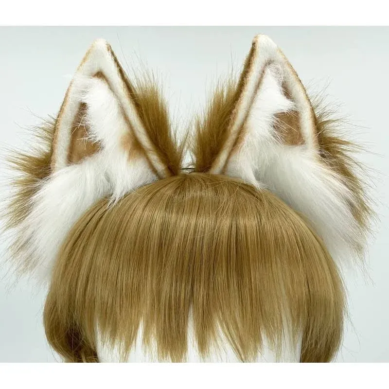 Agymo Handmade Cat Ears Cosplays,Animal Headbands, Fox Wolf Animal Ears, Costume ...