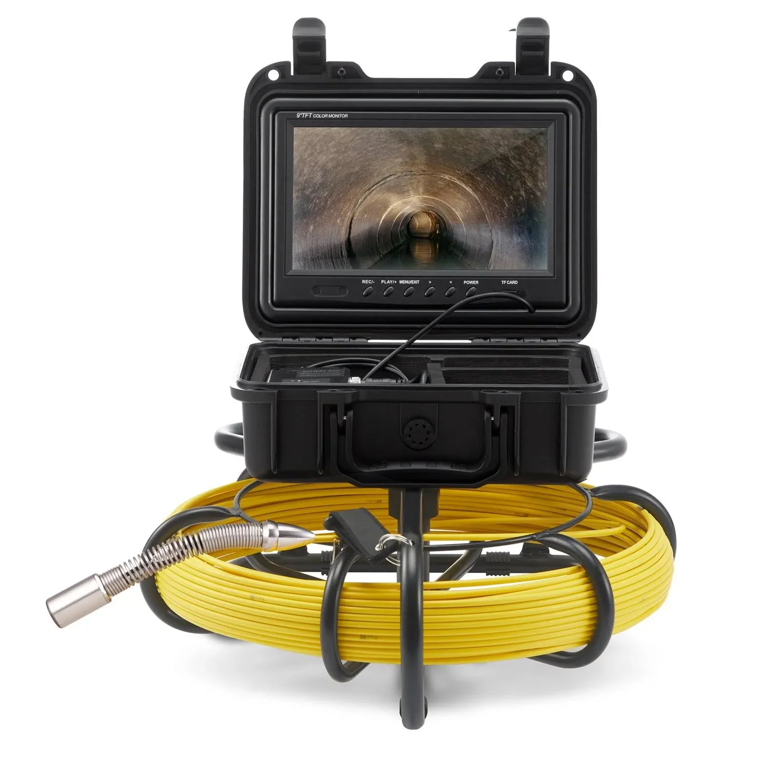 VEVOR Sewer Camera Pipe Inspection Camera 9-Inch 720p Screen Pipe Camera 230 ft