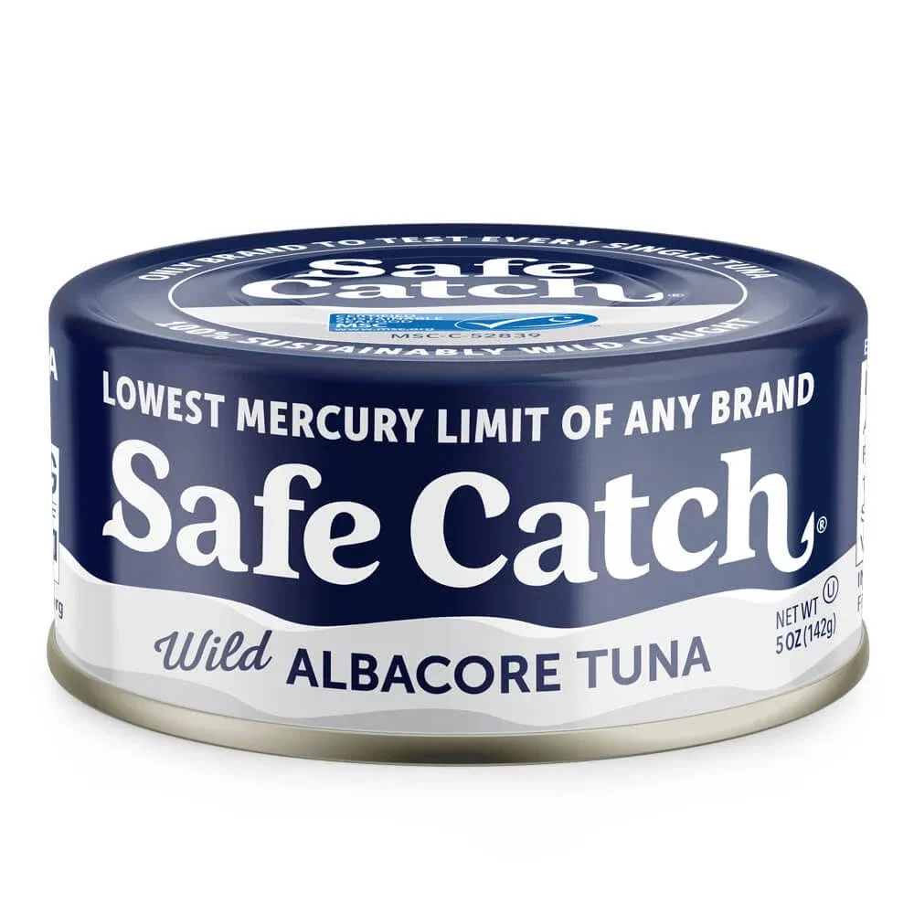 Safe Catch Wild Albacore Tuna, 5 oz Pack of 12