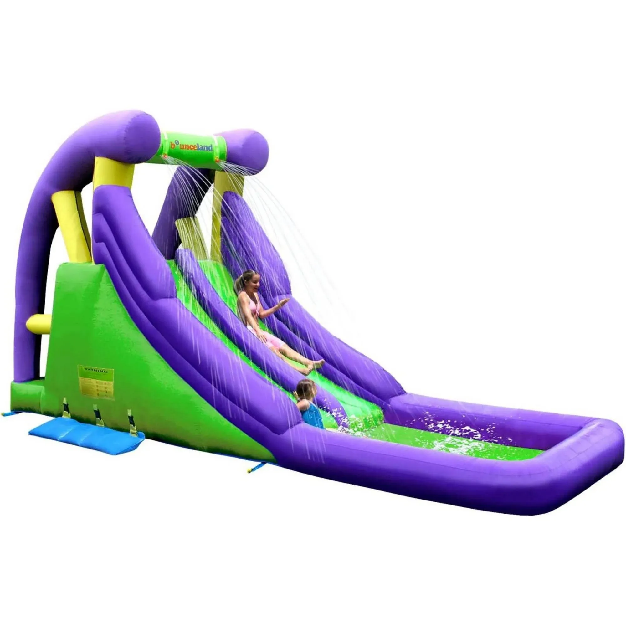 Bounceland Double Water Slide Bounce House