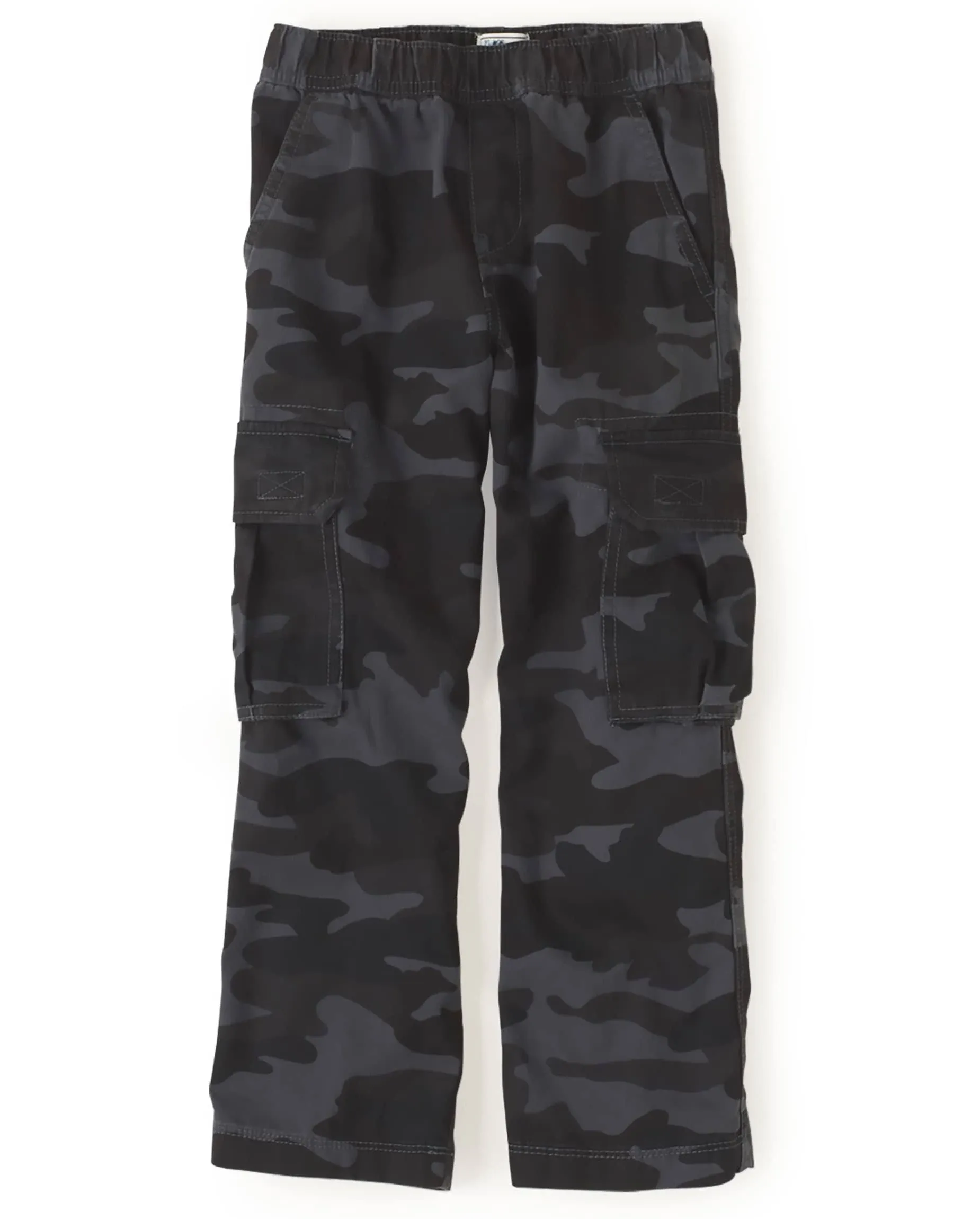 NWT Boys size 7 Husky black camo cargo pants.