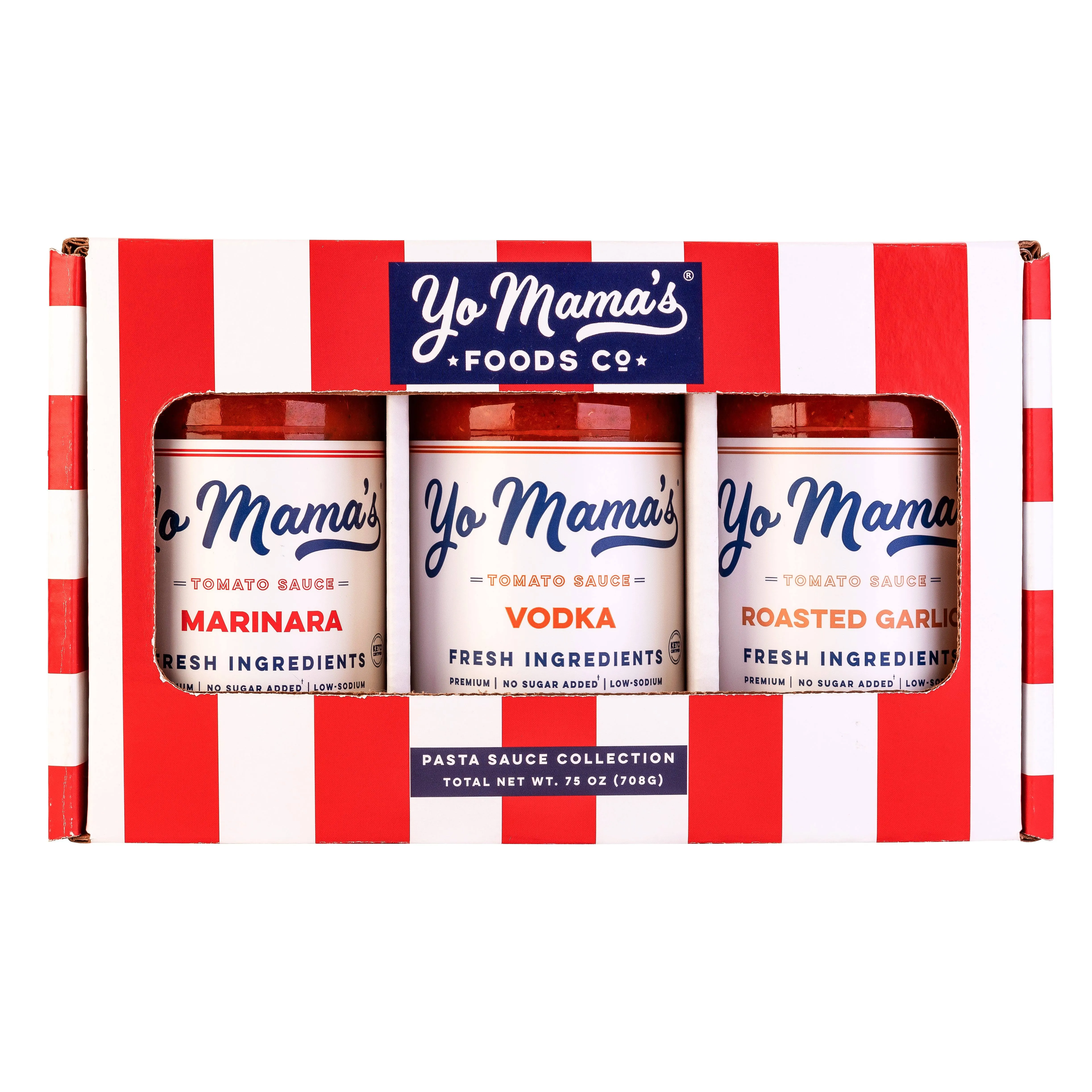 Yo Mama’s Foods Gourmet Keto Gift Set and Care Package | Includes (1) Marinara ...