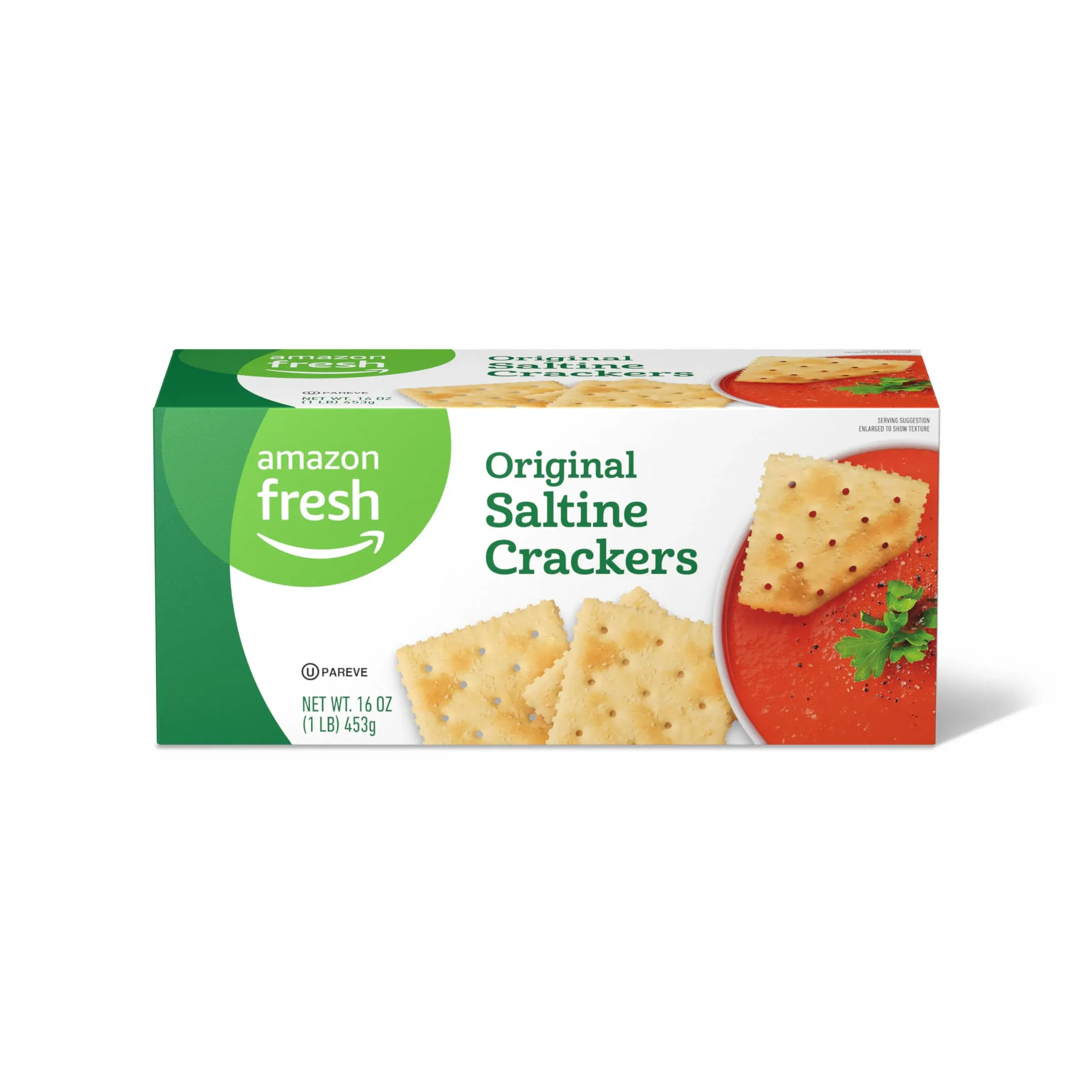 Amazon Brand - Happy Belly Original Saltine Crackers, 16 Ounce