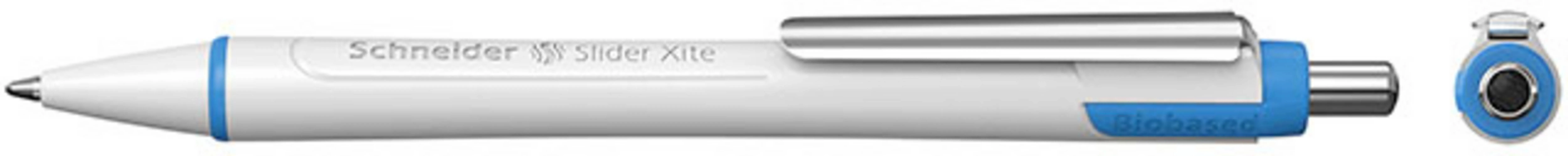 Schneider Slidr Xite Pen Blue 10/Bx Environmental Retractable Ballpoint