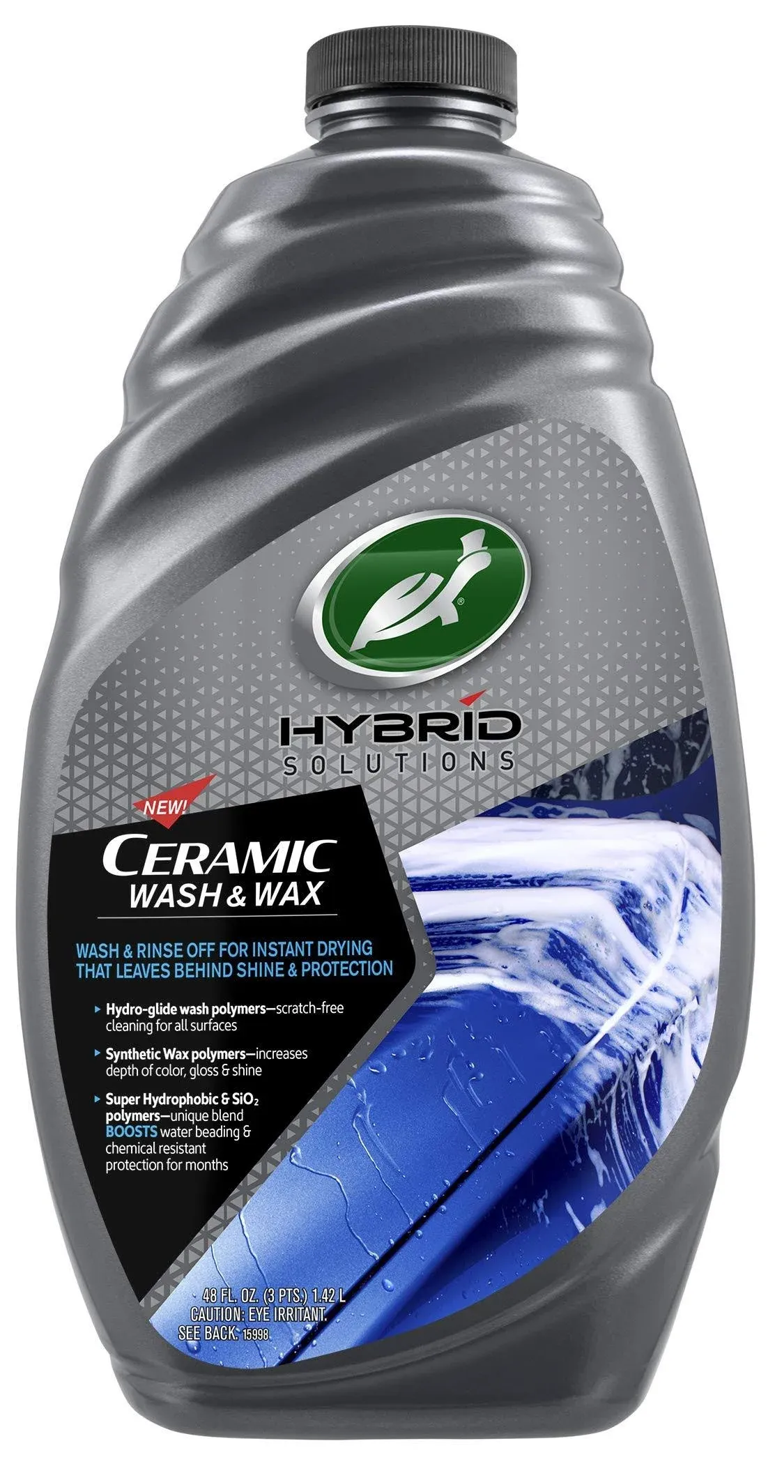 Turtle Wax 53411 Hybrid Solutions Ceramic Wash and Wax - 48 fl oz, 48 oz.