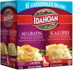 Idahoan AU Gratin and Scalloped Casseroles Variety Pack | 6 ct.