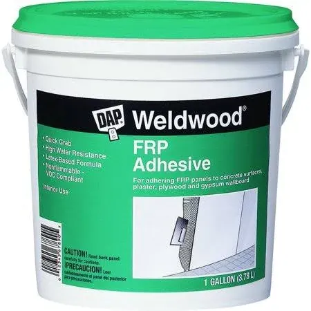 DAP Weldwood 1 Gal. FRP Panel Adhesive 60480 Pack of 4 DAP Weldwood 60480