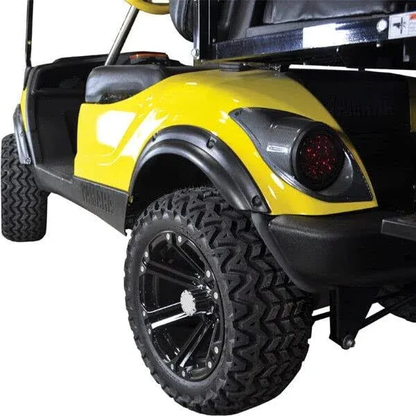 GTW Yamaha Drive Golf Cart Black Fender Flares (2007 to 2016) - Set of 4