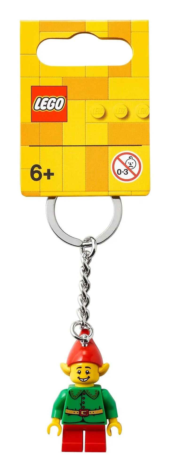 LEGO Happy Helper Elf Minifigure Keyring 854041 KeyChain Christmas New SEE PICS