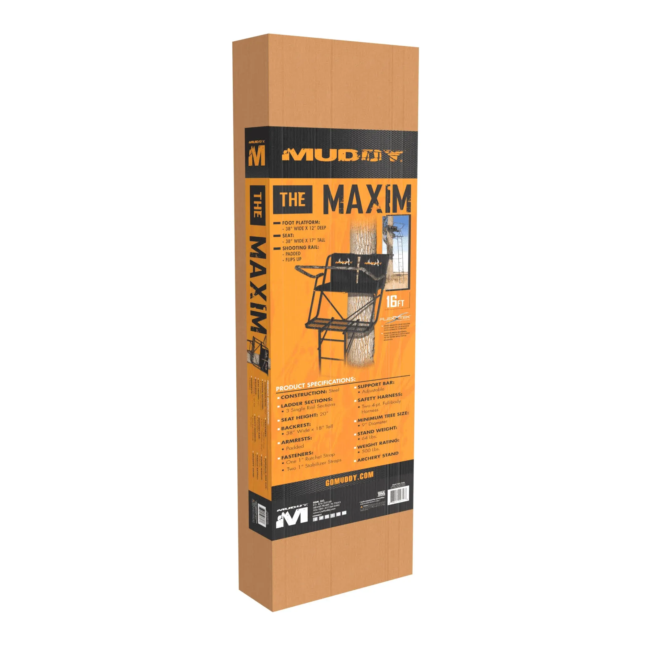 Muddy Maxim 16' 2-Man Steel Ladder Treestand