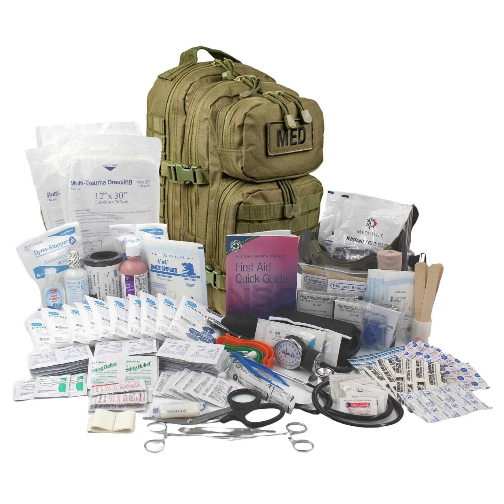 Elite First Aid M3 Medic Kit - Olive Drab - FA108ODGN