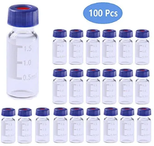 2ml AutoSampler Vials with Writing Area and Graduations