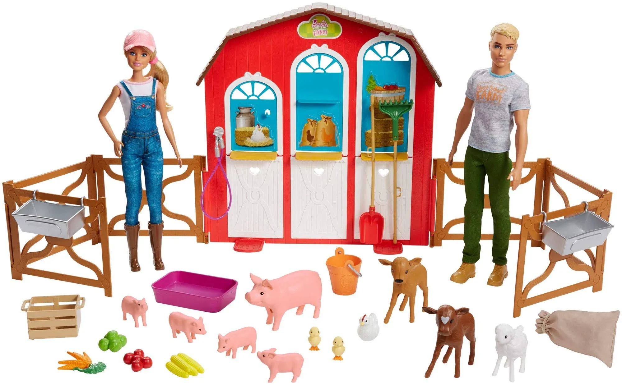 Barbie Sweet Orchard Farm Barn Playset