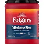 Folgers Coffeehouse Blend Medium Dark Roast Ground Coffee, 9.6 Ounces (Pack of 6)