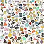 SINCCO 20/40 PCS Cute Enamel Backpack Pins, Funny Enamel Pins Bulk Set Cool Button Pins Aesthetic Brooch Lapel Pins Anime for Backpacks, Jackets, Hats, Kids, Girls, Gifts