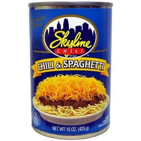 Skyline Chili Skyline Original Chili & Spaghetti, 15oz [12-Cans]