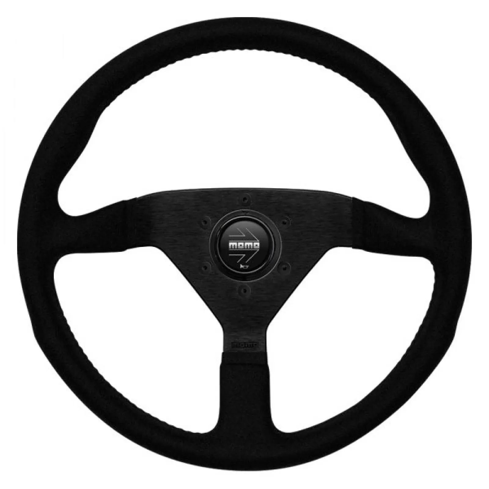 Momo Montecarlo Steering Wheel 320 mm - Black Leather/Black