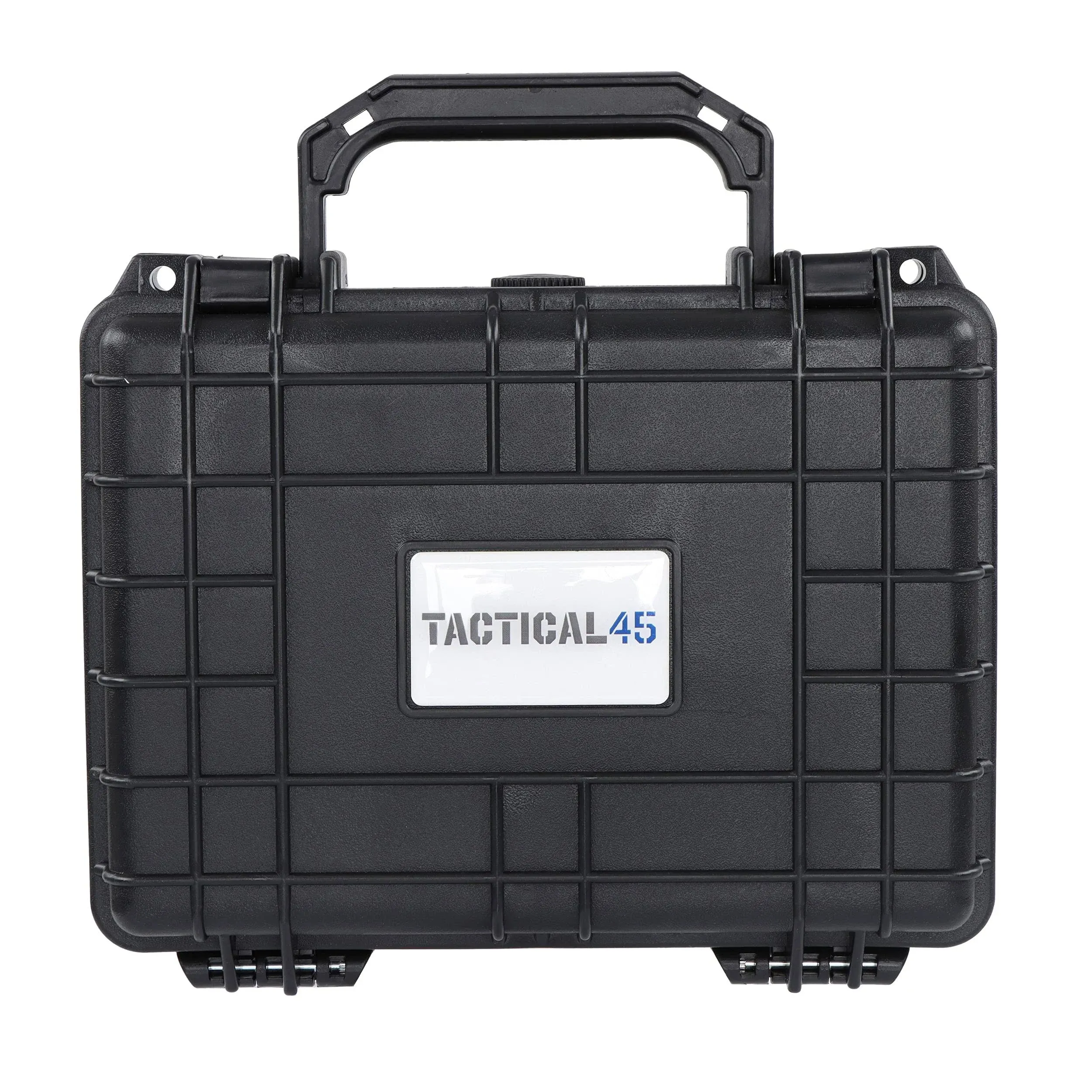 Tactical45 Hard Case with Foam Black Foam Case with Pressure Release Knob