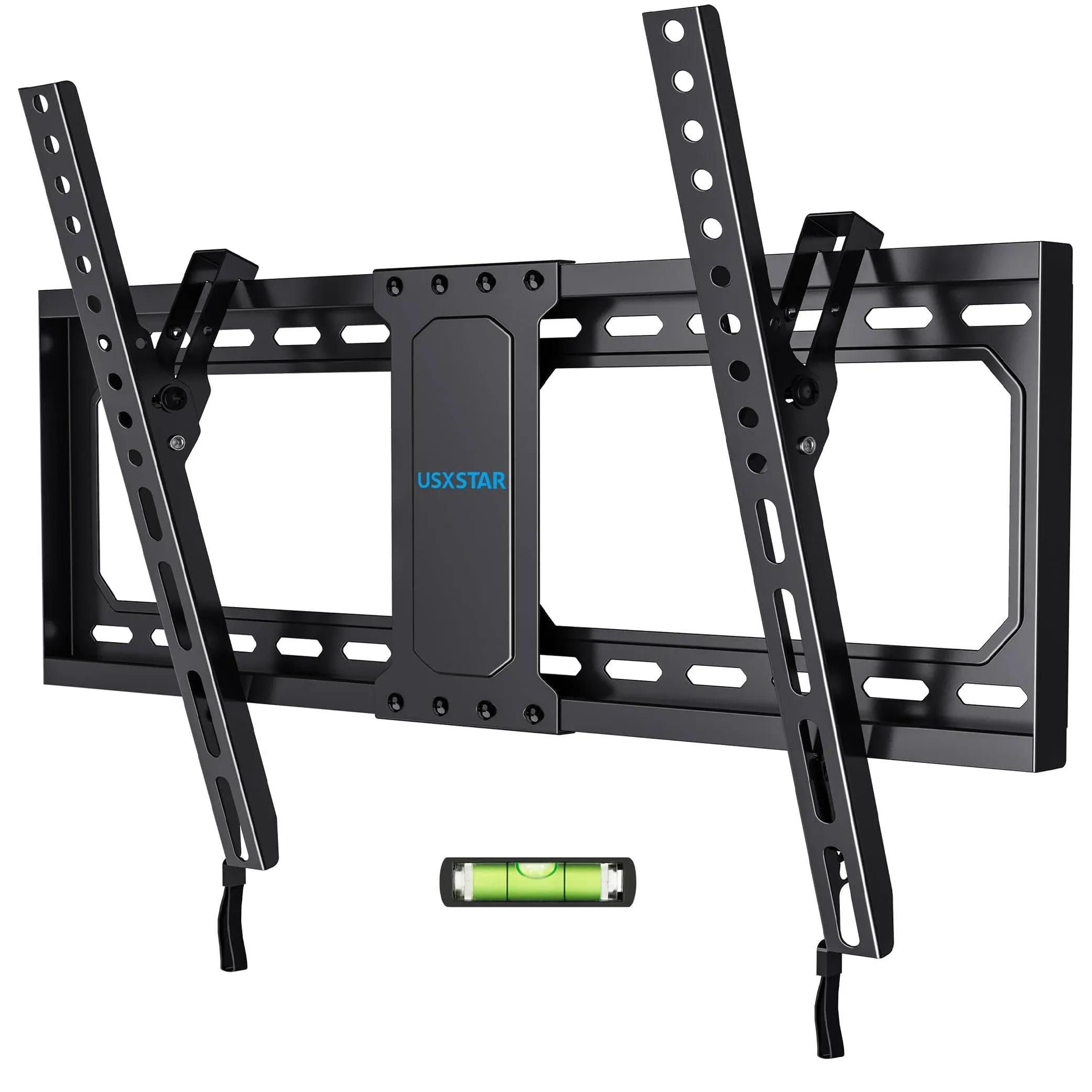 Tilting TV Wall Mount for Most 37-82 Inch TVs, Tilt TV Mount Up to 24 inch Studs, Low Profile Wall Mount TV Bracket with Quick Release Lock, Max VESA 600x400mm, Holds up to 132 lbs by USX STAR