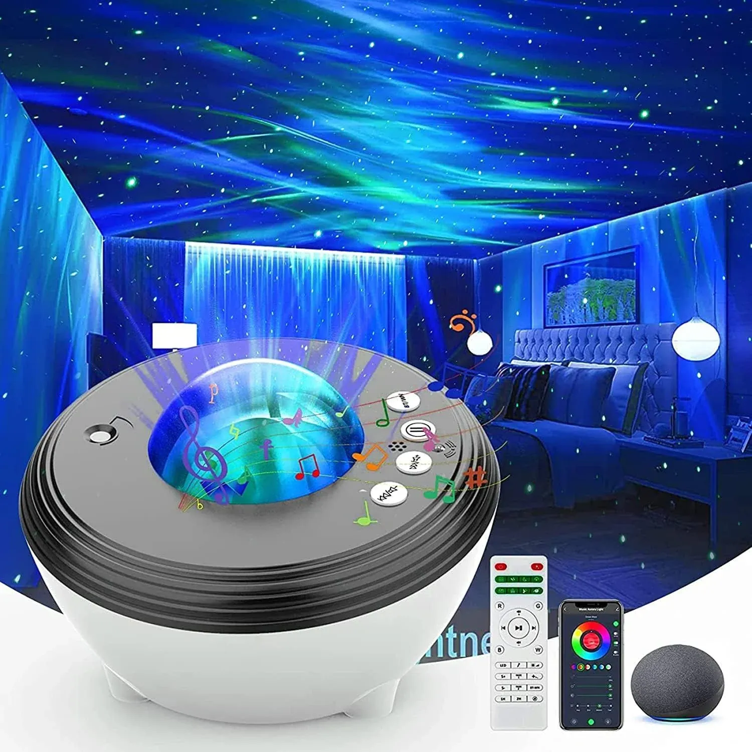 Northern Lights Aurora Projector,Smar<wbr/>t Star Projector Galaxy Projector for