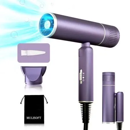 Portable Travel Hair Dryer for Women Powerful Ionic Blow Dryer