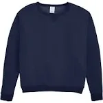 Hanes ComfortSoft EcoSmart Women's Crewneck Sweatshirt Navy Heather