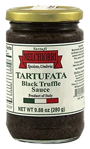 Melchiorri Tartufata Black Truffle Sauce, 9.9 Oz | Imported from ITALY