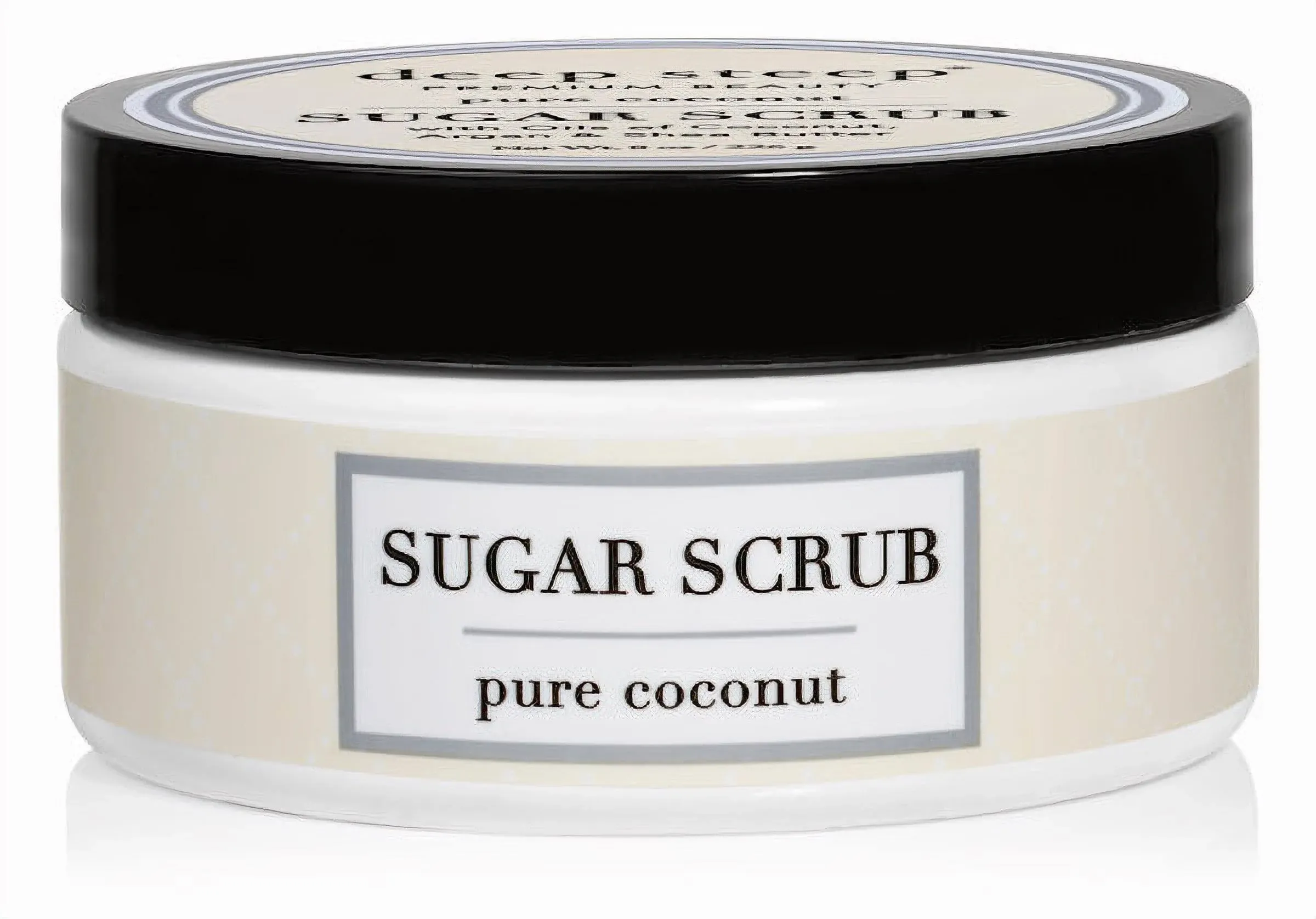 Deep Steep Sugar Scrub, 8 Ounce (Pure Coconut)