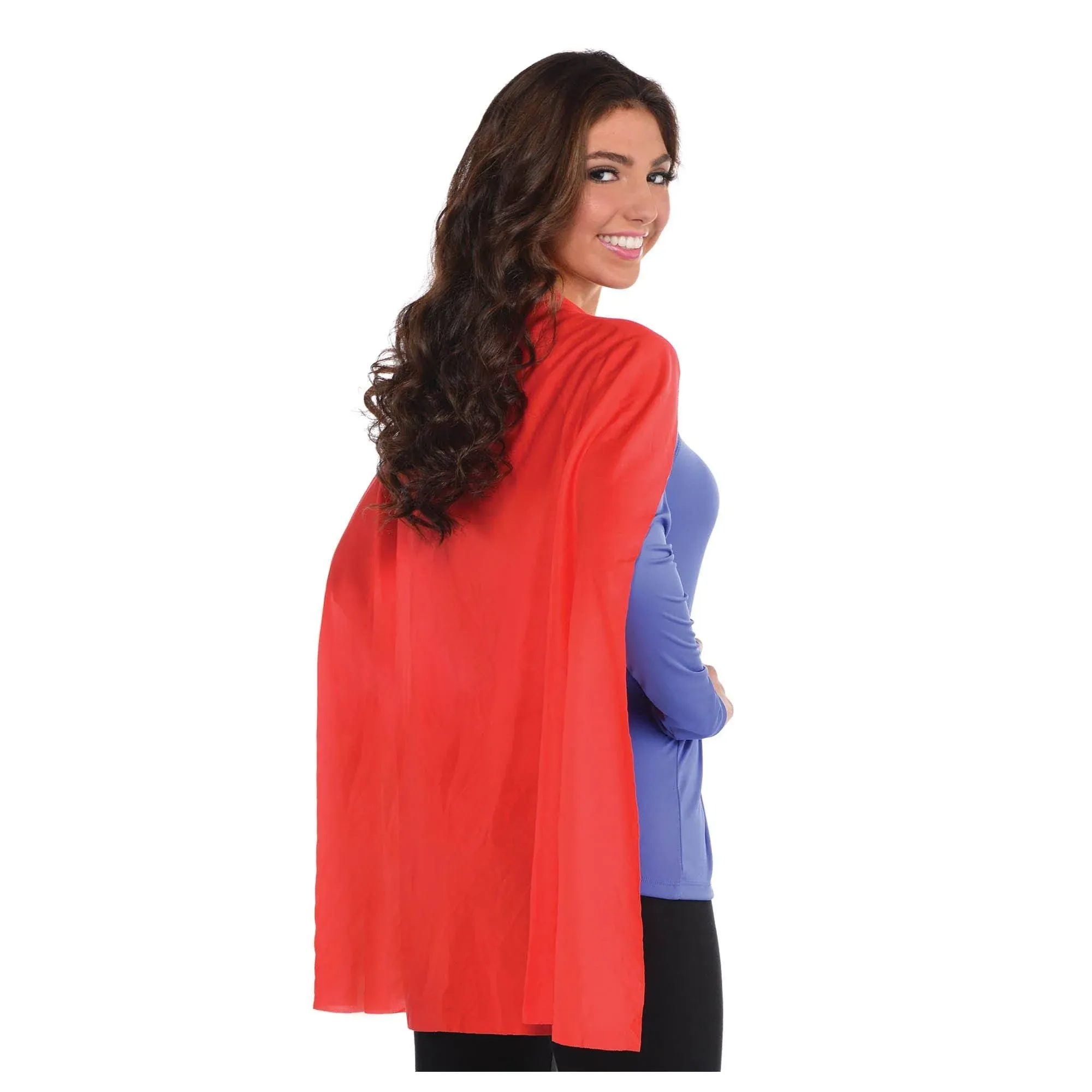 Amscan Cape red Fits Kids and Adults Costume Dress Up Play Halloween 