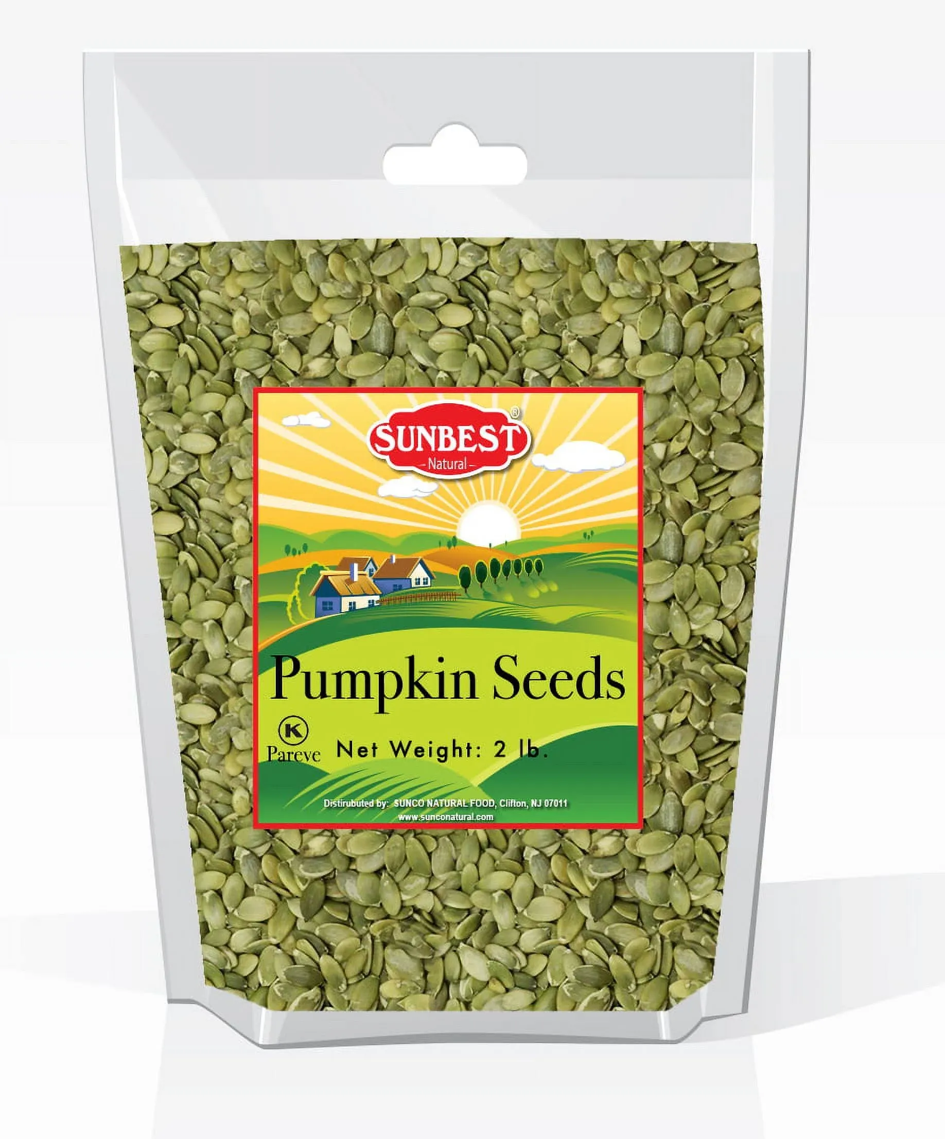 Sunbest Shelled Unsalted Raw Pumpkin Seeds / Pepitas Raw, No Shell, Pumpkin Seed