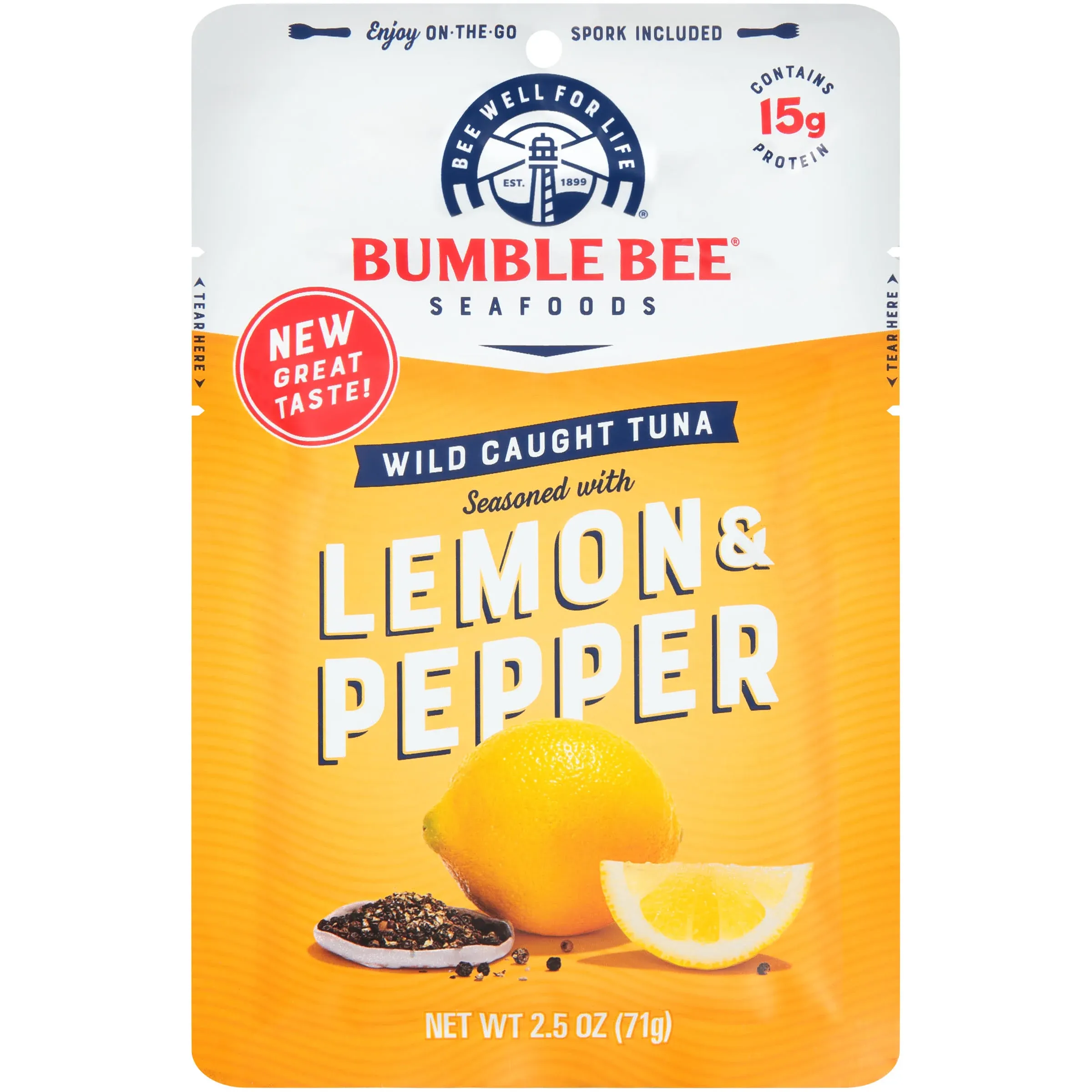 Bumble Bee Lemon & Pepper Seasoned Tuna