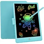 Bravokids Toys for 3-6 Years Old Girls Boys, LCD Writing Tablet 10 Inch Doodle Board, Electronic Drawing Pads, Educational Birthday Gift for 3 4 5 6 7 8 Years Old Kids Toddler (Blue)